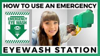 HOW TO USE AN EMERGENCY EYEWASH STATION | By Ally Safety