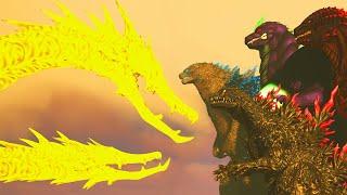 VOID GHIDORAH vs TEAM GODZILLA and DOUG | ARK Kaiju Battle