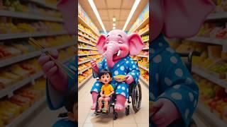 ️ Evolution of Baby_ Cute Baby in shopping mall with pink elephant Rak5m #youtubeshorts#shorts