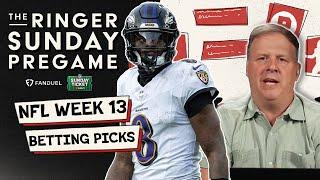 Ringer Sunday Pregame NFL Week 13 Betting Picks!