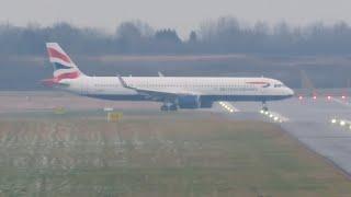 BRITISH Airways A321-251NX and BRITISH Airways A319-131 Departure from Birmingham Airport