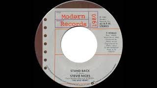 1983 HITS ARCHIVE: Stand Back - Stevie Nicks (stereo 45 single version)