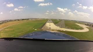 Landing at Le Bourget, Paris LFPB