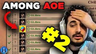 1 Real Hera vs 6 Imposters FREE FOR ALL | AoE2