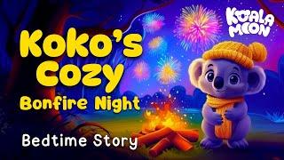 Koko’s Cozy Bonfire Night  English Bedtime Story to Help Kids Sleep