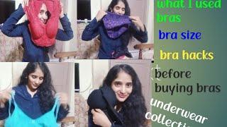 how i wear inners/ bra hacks for fitting/ what i used inners/ strapless / padded/underwears/ zivame