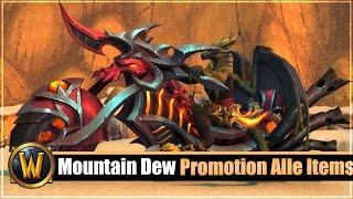 Mountain Dew Promotion: Alle Items im Überblick - Mount, Pets und Tmog