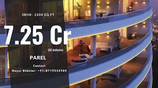 3BHK 2300 Sf Parel | Sea View Apartment In Mumbai | Big Decks | Nearing Possession | Buy Now!