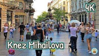 Knez Mihailova Street - Belgrade, Serbia 4K