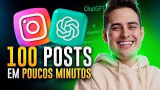 Tutorial Completo ChatGPT: Gere 100 Ideias de Conteúdo para Instagram