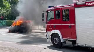 Feuerwehreinsatz in Rinteln am Pferdemarkt/Hartler Straße