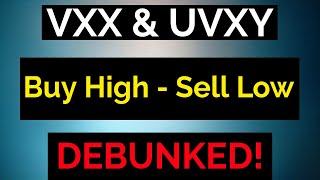 How VXX & UVXY Work?  -  Buy High Sell Low is DEBUNKED