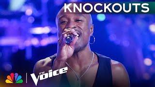 Cameron Wright Steps Up the Classic "You're All I Need to Get By" | The Voice Knockouts | NBC