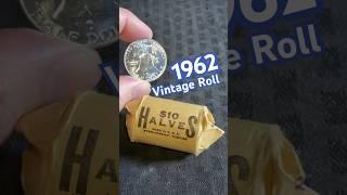 Vintage Uncirculated Roll Of Benjamin Franklin Half Dollars! #coin #silver