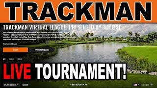 Playing a Trackman Golf Simulator Virtual League Tournament LIVE! (Trackman 4)