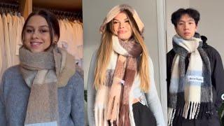 Trending Winter Scarf Hacks #fashion trends