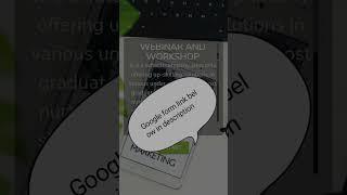 WEBINAR #Workshop#work from home job 2025