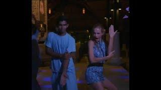Crazy white girl dancing in club