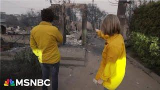 'Utter destruction': Katy Tur and Jacob Soboroff tour hometown destroyed by wildfires