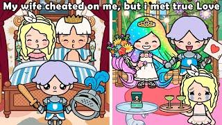 My Wife Cheated On Me, But I met True LOVE  | Rainbow hair | Toca boca | Toca Life World