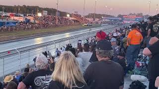 Robin roberts wreck vs Justin swanstrom  rockingham dragway