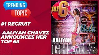 Aaliyah Chavez: #1 Recruit in the 2025 Women's Basketball Class announces her top 6!