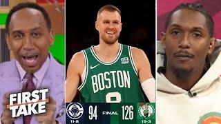 FIRST TAKE| Celtics are best team in NBA! - Lou on Celtics rout Clippers 126-94 in Porzingis' return