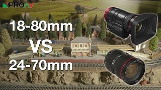 Lens Comparisons - Canon 18-80mm T4.4 vs Canon 24-70mm f2.8 II