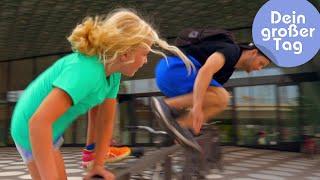 Sprung über jedes Hindernis - Charlotte läuft Parkour | Dein großer Tag | SWR Plus