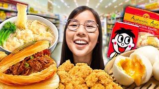 Trying Frozen Chinese Supermarket Food (Popcorn Chicken, Wonton Soup, Egg Tarts)