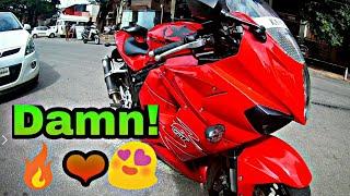 Hyosung GT650R first ride and short review | Akropovic Exhaust | Damn speed and loud | Super bike