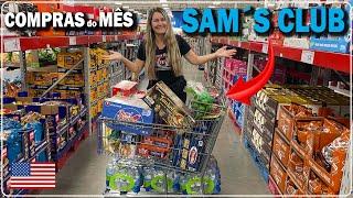 PRIMEIRAS COMPRAS do MÊS no SUPERMERCADO ATACADISTA nos ESTADOS UNIDOS  SAM’S CLUB ORLANDO 