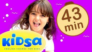 ABC SONG + More Kids Songs |  Kidsa English