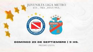  JUVENILES LIGA METRO: ARGENTINOS JRS vs. Arsenal