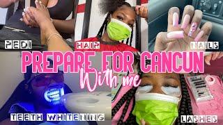 PREPARE FOR VACATION WITH ME! | HAIR, NAILS, LASHES, EYEBROWS + MORE