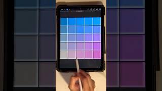 Creating a TWILIGHT SAGA-inspired palette in Procreate. #emojimix #art #palette #procreate #shorts