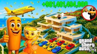 Franklin & Shinchan Made Tung Tung Sahur & Ballerina Billionaires in GTA 5 Telugu!