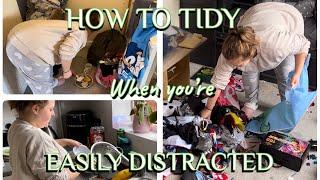 The Keepy Uppy Method: How to tidy a messy house when you’re easily distracted!