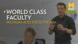 Executive MBA Faculty at Michigan Ross