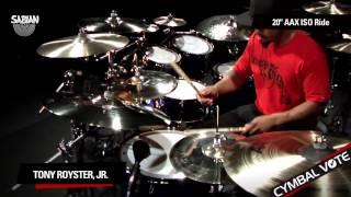 CYMBAL VOTE - Tony Royster Jr Demo's the 20" AAX ISO Ride