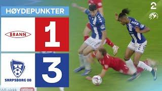 Brann 1 - 3 Sarpsborg 08 - Høydepunkter