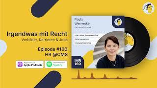 Chief Human Resources Officer, Kulturmanagement | mit Paula Wernecke | Irgendwas mit Recht #160