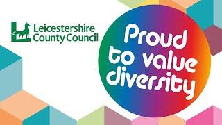 Leicestershire County Council supports Pride and the LGBTQ+ Community