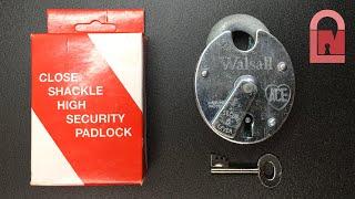 Walsall ACE Lever Padlock Picked - It has False Gates!