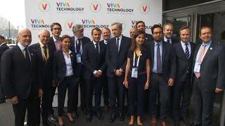 Viva Technology conference opens in Paris as Macron seeks French dominance