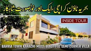 Bahria Town Karachi Semi Corner House [350 Sq Yards] Inside Tour - Precinct 8 Bahria Town Karachi