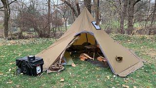 Octopeak from Luxe Hiking with my Winnerwell Woodlander Stove.