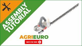 IKRA IAHS 20-1 Lithium-ion Battery Electric Hedge Trimmer - 54 cm Bar - Assembly tutorial