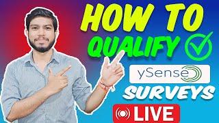 Ysense Ke Surveys Kaise Kare | How To Qualify Ysense Surveys