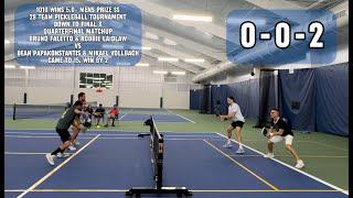 5.0+ Pickleball $ Tourney - Bruno Faletto & Robbie Laidlaw vs Dean Papakonstantis & Mikael Vollbach